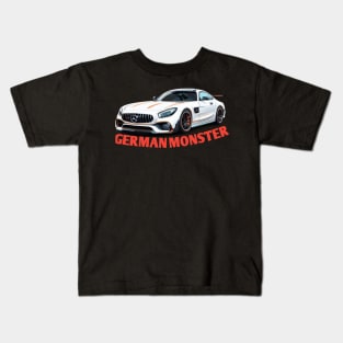 Mercedes AMG GT3 German monster Kids T-Shirt